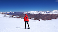 Chile 2017: looking northwest from Nevado de San Francisco (6018m)